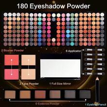 Paleta De Sombras Con 180 Tonos Maquillaje Completo - Negro - Multicolor - Ver 2