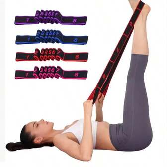 Multi-Functional Yoga & Dance Stretching Strap, Elastic Shoulder Opener, Non-Slip