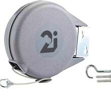 Varal de Parede Retratil Recolhivel Uso Interno e Externo 15 metros de Extensao + Kit Instalacao