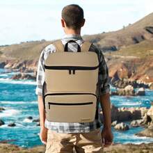 Cooler Backpack Insulated Leak-Proof Backpack Stylish Portable Cooler Bag Beach Picnic Camping Hiking Outdoor Cooling Backpack With 4 Pockets For Men Women, Khaki - Màu Khaki - Xem 2