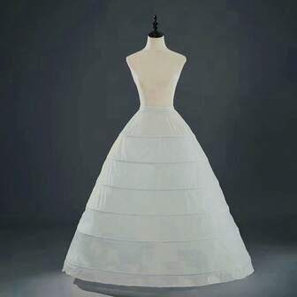 6 st. underkjol för brudklänning med voluminös kjol