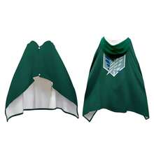 1 件动漫绿色角色扮演斗篷，可穿戴毯子，适合万圣节、圣诞派对、居家、旅行、露营 - 彩色 - 查看 1