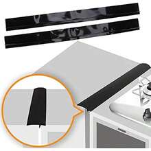 2 Piezas Cubierta de Silicona para Estufa de Cocina, Cubierta de Silicona para Encimera de Estufa de 25 Pulgadas, para Sellado de Derrames Entre la Encimera, Estufa, Secadora y Lavadora(Negro)(default) - Multicolor - Ver 5