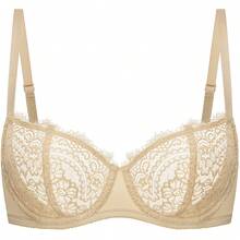 Wingslove Women Sexy Lace Bras Underwire Full Coverage Unlined Bra, Soft And Comfortable Eyelash Lace Lingerie