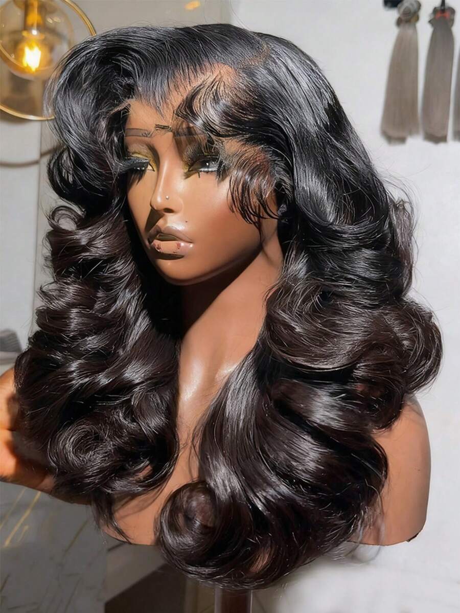 bling hair Body Wave 13x6 13x4 Lace Front Perücke Echthaar Transparente Lace Front Perücken Vorgezupft 9x6 6x4 5x5 Kleberlos Mit Babyhaar für Damen Verbesserte Body Wave 360 ​​Vollspitzenperücke Versteckte Träger Unsichtbarer Träger 180 Dichte Gebleichte Knoten