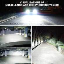 S&D H7 LED Light Bulbs 20000LM 80W H7 LED Headlight Canbus NO Error Auto Turbo Light Plug Play 6500K 12V - H7 - View 5