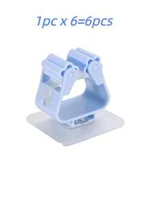 1/2/4/6/8pcs, Mop Holder, Mop Hook, Mop Clip, Wall Mounted Mop And Broom Storage Clip, Mop Hanging Rack, Multifunctional Tools Storage Clip For Bathroom Kitchen Garden, Cleaning Accessories, Household Gadgets No-Drill