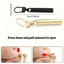 5/10pcs Durable Metal Zipper Replacement Kit, Suitable For Jackets, Handbags And Backpacks, Easy To Install - Multicolor - View 8