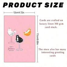 1pc, Funny Birthday Card With Envelope (12cm*17cm), Suit For Pet Owner, Cat/Dog Lover, Friend, Parent, Son & Daughter, Best Super Birthday Wishes, Unusual Items, Creative Birthday Greeting Card. Birthday Wishes For The Little Cats. - 彩色 - 查看 3