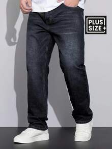 Men's Casual Black Jeans, Suitable For Office, Outdoor Camping, And Daily Wear. Wrinkle-Resistant, Stain-Resistant, Lightweight, And Portable. A Must-Have Gift For Holidays - 黑色 - 查看 8