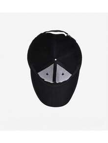 1pc Baseball Cap, High-Density Polyester Fiber Material, Available In Classic Beige And Navy Blue Solid Colors. Minimalist Luxury Style, 6-Panel Curved Brim, With 3D Embossed Texture, Sweat-Absorbing Headband, Metal Buckle Adjustable Head Circumference, Sun Protection And Windproof, Suitable For Commuting, Travel, Daily Wear, All Seasons - Multicolor - View 6