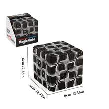 Đồ chơi Fidget Cube vô cực 3D, Khối lập phương biến hình quà tặng giảm căng thẳng cho thanh thiếu niên - Nhiều màu - Xem 4