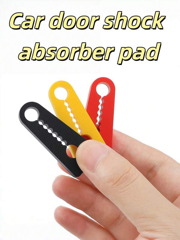 Conjunto de 4 tiras de amortecimento para portas de carro, almofadas espessas de proteção contra impactos.