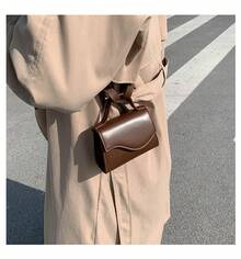 Simple Autumn Winter Handbag 2026 New Versatile Ins Niche Design Crossbody Bag - 棕色 - 查看 3