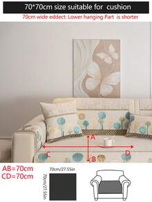 1 pieza Funda de cojín universal para sofá de las 4 estaciones, minimalista moderna, a prueba de polvo, antideslizante, lavable, cálida, resistente a la decoloración, amigable con las mascotas, se ajusta a dormitorio, oficina, sala de estar, sofá en forma de L de 1/2/3/4 plazas - Blanco - Ver 13