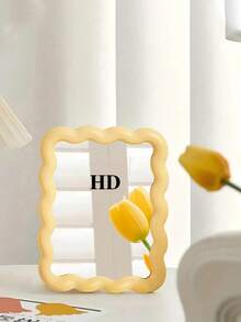 1 Piece Foldable High-Resolution Makeup Mirror, Cosmetic Mirror With Dopamine Design For Desk, 90 Degree Adjustable Stand And Wall Mount, Perfect Gift For Bedroom, Travel, Students, Mothers And Friends - Multicolor - View 5