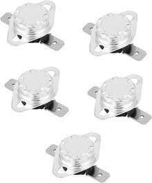 Garosa KSD301 - Interruptor de Termostato de Control de Temperatura, 250 V 15 A, 120℃, Normalmente Abierto, 5 Piezas, para Sistemas de Aire Acondicionado y Calefacción - 1 - Ver 2