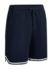 5-Pack Men's Shorts, Breathable And Quick-Drying Sports Shorts, Basketball Shorts, Gym Shorts, Suitable For Running And Hiking, Etc.Men's Gifts,Pants - 黑色+深灰+藏青+寶藍+酒紅 - 查看 4