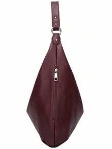 复古女士托特包新款时尚大容量单肩包/手提包软皮腋下包通勤百搭 - 彩色 - 查看 5