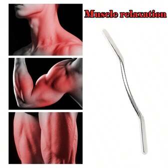 Stainless Steel Muscle Massage Tool - Enhances Recovery Speed & Muscle Condition, For Athletes, Fitness Enthusiasts