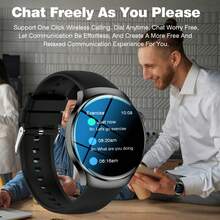 1.5-Inch HD Display, Wireless Calling, Customizable Wallpaper, Compatible With Android And IOS, Includes Fitness Tracking, Notification, And Music Control Functions, Suitable For Both Men And Women