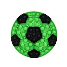 Schwarz-Weiß Fußball Bubble Druckentlastungs-Puzzle-Spielzeug, Fidget-Spielzeug, beliebtes Bubble-Stressabbau-Spielzeug, geeignet für Erwachsene und Kinder, Party-Dekorations-Geschenke für Weihnachten, Halloween, Entspannung Spielzeug, Geschenke zum Fest für Jungen und Mädchen, Drück- und Knall-Spiele für Kinder und Erwachsene