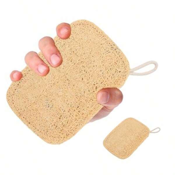 2 PCS Loofah Shower Loofah Washcloth And Bathcloth - Cleaning Exfoliating Body Sponge For Skin Care Bath Spa Shower Multi - Purpose Organic For