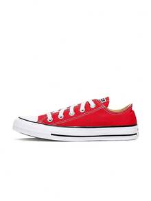 Chuck Taylor All Star 经典低帮男式运动鞋健身舒适帆布足弓支撑跑步健步红色 M9696C - 紅色 - 查看 1