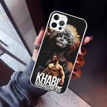 Khabib Nurmagomedov Phone Case Covercompatible With  17 Air 16 15 Pro Max 14 Plus 13 Mini 12 11 Cover 7 8 SE Silicone Shell Print Fundas 16,Covercompatible With  17 Case,  17 Pro Case,  17 Pro Max Case - MM124-2 - View 4