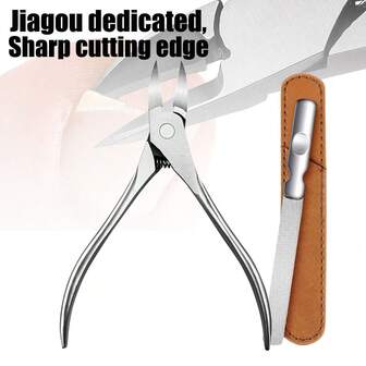 Nail Clipper For Nail Inlay, Slanted Mouth, Nail Clipper, Toenail, Eagle Beak, Dead Skin Pliers, Foot Trimming Tool With Nail File