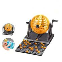 New Classic Mini Bingo Lottery Game Spinning Machine With 90 Numbers And 12 Cards, For Families, Parties, Get-Togethers, Drinking Games - Multicolor - View 9