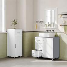 Bath Sets - White+Gray - View 2