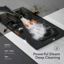 Steam Cleaner,2500W Handheld Steam Cleaner,Portable Car Steamer For Auto Detailing,High-Temperature And Pressure Steam Cleaner For Home, Steam Cleaning Machine With 20pcs Accessories For Furniture,Kitchen,Grout,Floor,Tile Emove Stubborn Oil, Dirt, Dust And Stains On Various Surfaces. - 查看 4
