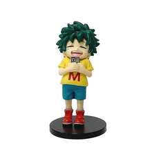 我的英雄学院绿谷出久、爆豪胜己、出久、轰焦冻、坂本桃大头坐姿系列动作动漫模型雕像，桌面摆件，电脑机箱装饰品，家居装饰，小礼物，万圣节，圣诞节礼物 - 彩色 - 查看 9