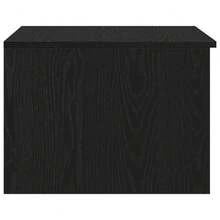vidaXL Couchtisch Eiche schwarz 50 x 50 x 36 cm Holzwerkstoff