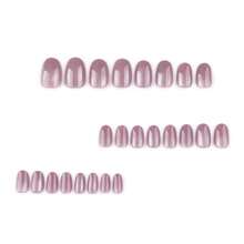 2026hot-Simple Short Round Cat Eye Nail Polish - Wearable Magnetic Gel Polish With Sparkling Effect, Easy Magnetic Nail Art Beginners, Holographic Cat Eye Glitter Manicure Short Round Nails - JP3880 - 查看 6