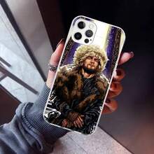 Khabib Nurmagomedov Phone Case Covercompatible With  17 Air 16 15 Pro Max 14 Plus 13 Mini 12 11 Cover 7 8 SE Silicone Shell Print Fundas 16,Covercompatible With  17 Case,  17 Pro Case,  17 Pro Max Case - MM124-2 - View 7
