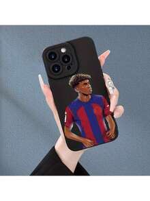 Un estuche de teléfono TPU mate diseñado para la protección, compatible con modelos de  7 a 15 Plus Pro Max Mini, confeccionado específicamente para entusiastas del fútbol. - Multicolor - Ver 5