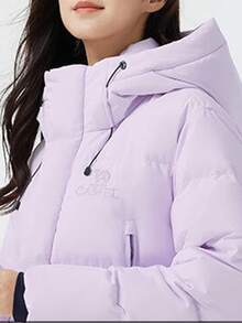 CAMEL CROWN Women's Mid-Length Down Jacket, Warm & Comfortable, 90% Fluffy Down, High Loft, Autumn/Winter