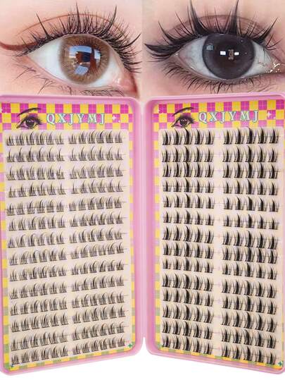 308 Clusters Sumflower False EyelashOf Fluffy, Naturally Soft, And Large-Volume False Eyelashes. Suitable For Beginners. Curved And Curled. For Self-Application At Home.