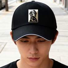 Men Baseball Cap - Black - View 4