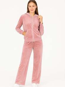 SAKERS OUTDOOR CLOTHING Conjunto Deportivo De Velour Mujer, Pants Y Sudadera Sakers - Rosa - Ver 3