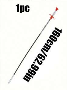 2/4PCS下水管道疏通器-马桶堵塞-家用马桶疏通爪疏通下水道专用工具配4个爪子管道疏通器可弯曲手钳式下水道拾取器垃圾夹捡垃圾家用水槽排水管马桶水槽适用于餐厅酒店疏通 - 彩色 - 查看 12