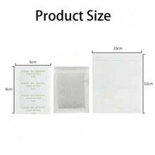 50片天然深层清洁草本足贴，日常护理贴，缓解脚冷，成人足部保湿霜，蕴含生姜、竹炭、薰衣草和草本成分 - 白色 - 查看 3