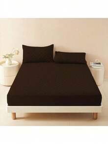 Waterproof Mattress Protector (Single, Standard, Queen, King) - Various Colors - 鏽棕色 - 查看 3