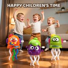 Dancing Baby Toy, Octopus Toy Twist Jellyfish Clown Octopus, Magic Dance Crawling Toy Suitable For 3 4 5 6 7 8 Year Old Children Boys Girls Birthday Gift - Multicolor - View 9