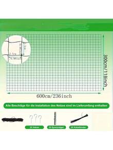 Extra Large Cat Safety Net - Heavy Duty Anti-Fall Window, Balcony, Yard Netting - Large Coverage, Easy Indoor/Outdoor Installation - Suitable For Multi-Cat Households - Black Grid, Pet Safety Net, Yard Boundary Setting - Multicolor - View 12