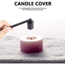 Fafeicy Apagador de Velas de Acero Inoxidable apaga Velas automático con Largo para Uso en hogares restaurantes y Ceremonias (Negro) - Oro rosa - Ver 11