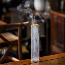 三件套多场景防尘香炉 | 可拆卸玻璃集尘盒 + 简约支架 | 适用于瑜伽室、书房、卧室 | 可重复使用，易于清洁，礼盒包装 - 彩色 - 查看 2