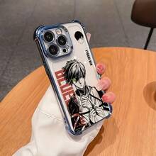 Funda de Teléfono Anime B-Azul de Moda, Compatible con los Modelos  17, 16E, 16, 15, 14, 13, 12, 11 Mini, Pro, Max, Air, X, XR, XSMAX y XS, 8 y 7 Plus, Presenta un Diseño de Parte Trasera Suave y Transparente, Proporciona Protección Antigolpes. - Colores mezclados - Ver 5